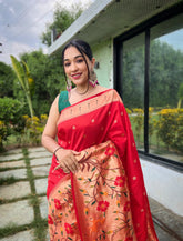 Authentic Paithani Soft Silk Saree